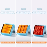 Hộp trà thiếc Vuông Ngang 16.5x16.5x6.5cm - HVL TEA