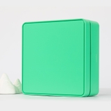 Hộp trà thiếc Vuông Ngang 16.5x16.5x6.5cm - HVL TEA