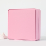 Hộp trà thiếc Vuông Ngang 16.5x16.5x6.5cm - HVL TEA