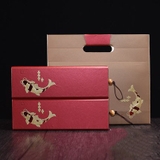 Hộp trà giấy dạng kéo, hộp quà tặng cổ điển - HVL TEA