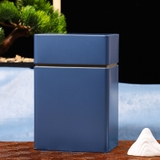 Hộp đựng trà thiếc hình chữ nhật cao viền ngang mẫu mới - HVL TEA