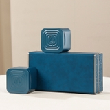 Bộ hộp trà nắp khoá hoa văn kèm túi quà tặng cao cấp - HVL TEA