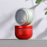 Lon trà thiếc nhỏ có nắp trong suốt, hộp trà nhỏ gọn làm quà tặng mẫu mới - HVL TEA