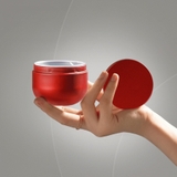 Lon trà thiếc nhỏ có nắp trong suốt, hộp trà nhỏ gọn làm quà tặng mẫu mới - HVL TEA