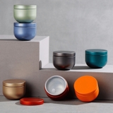 Lon trà thiếc nhỏ có nắp trong suốt, hộp trà nhỏ gọn làm quà tặng mẫu mới - HVL TEA