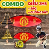 Combo diều 2m5 full cacbon