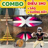Combo diều 3m2 full cacbon