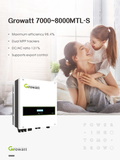 Inverter Growatt 8000MTL-S, Hòa lưới 1 pha