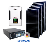 Điện mặt trời Sà Lan hệ 48V 4 Tấm pin