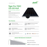 Tấm pin JinKo Solar 550W
