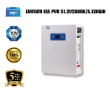 Pin lưu trữ lihtium ESS PVN 5.12KWh/51.2V200AH - Bản treo tường
