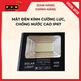 Đèn Pha Năng Lượng Mặt Trời 60W - Sáng Suốt Đêm