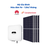 Giải pháp Hòa lưới 3KW không lưu trữ