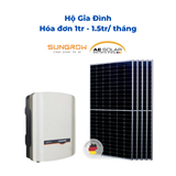 Giải pháp Hòa lưới 3KW không lưu trữ