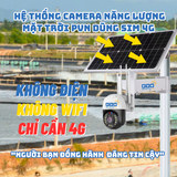 Hệ thống camera an ninh năng lượng mặt trời Sim 4G 2.0MP PVN-4010
