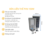 ĐÈN ĐƯỜNG LIỀN THỂ NLMT PVN 150W