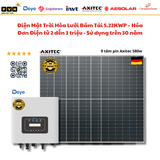 5.22KWP Điện Mặt Trời Hòa Lưới Bám Tải – Hóa Đơn Điện Từ 2 đến 3 triệu -  Sử dụng trên 30 năm