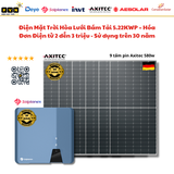 5.22KWP Điện Mặt Trời Hòa Lưới Bám Tải – Hóa Đơn Điện Từ 2 đến 3 triệu -  Sử dụng trên 30 năm
