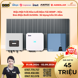 5.22KWP Điện Mặt Trời Hòa Lưới Bám Tải – Hóa Đơn Điện Từ 2 đến 3 triệu -  Sử dụng trên 30 năm
