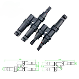 Cặp Đầu Nối MC4 Chữ T vào 2 ra 1 cho tấm pin năng lượng mặt trời