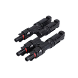 Cặp Đầu Nối MC4 Chữ T vào 2 ra 1 cho tấm pin năng lượng mặt trời