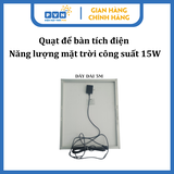 Quạt để bàn tích điện năng lượng mặt trời PVN