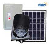 Đèn tín hiệu giao thông năng lượng mặt trời D300 - có tủ điện điều khiển