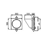 Đèn tín hiệu giao thông năng lượng mặt trời D300