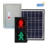 Đèn tín hiệu giao thông năng lượng mặt trời dành cho người đi bộ