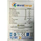 Thông số Tấm pin năng lượng mặt trời Mono World Energy (WE15W)