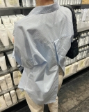 SƠMI KẺ XANH LƯNG KIỂU