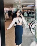 ÁO KIỂU KHOÉT LƯNG