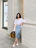 SATIN SKIRT
