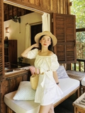 ÁO TRỄ VAI NƠ EO