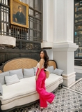 LINEN PANTS (PINK)