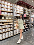 CLOUDY SKIRT - Xanh Bơ.
