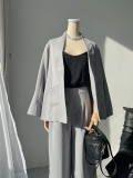 QUẦN - VEST XÁM