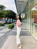 QUẦN LOE THUN TRẮNG