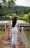 LINEN WRAP PANTS