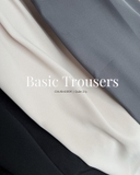 BASIC PANTS - Quần suông 2 ly
