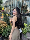 ÁO THUN VẠT XÉO