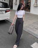 BASIC PANTS - Quần suông 2 ly