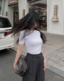 BASIC PANTS - Quần suông 2 ly