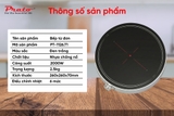 Bếp từ đơn Prato model PT-1126.T1.