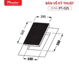 Bếp từ Domino Prato Model: PT-025