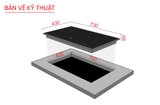 Bếp từ đôi hubscher model: IHC-6266.TL(Nano)