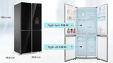 Tủ lạnh Aqua Inverter 456 lít AQR-IGW525EM (GB)