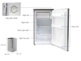 Tủ lạnh Beko 90 lít RS9052S