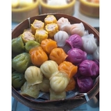 Há Cảo Ngũ Sắc Người Hoa Khay 500Gr/ 25 Viên