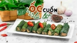 Chả Ốc Cuốn Lá Lốt - Khay  10 Cuốn